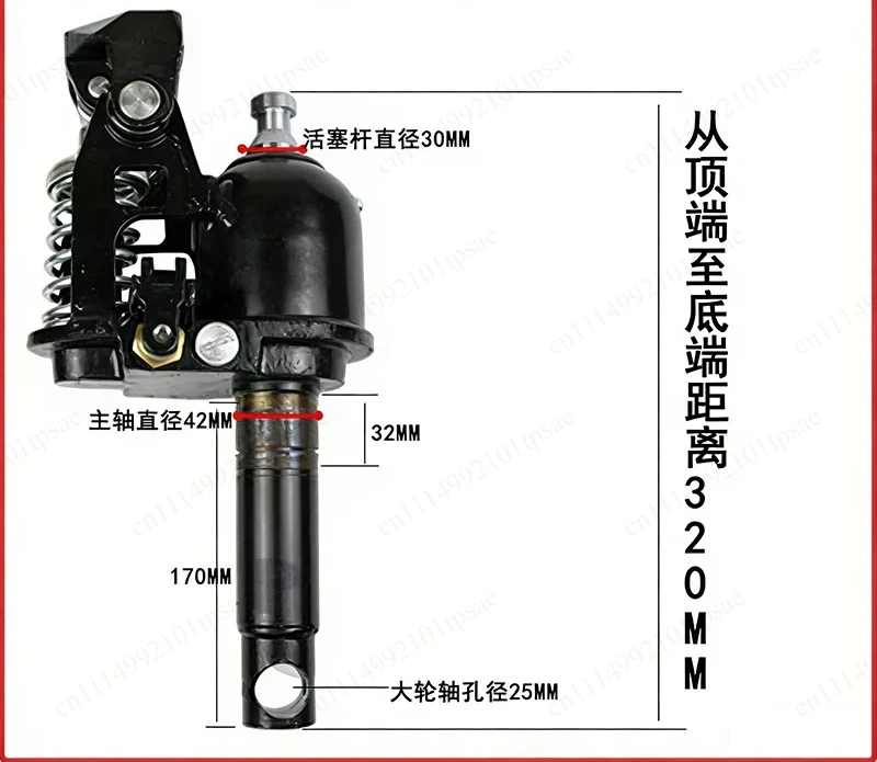 Manual forklift ground beef oil pump assembly manual pallet hydraulic truck oil cylinder