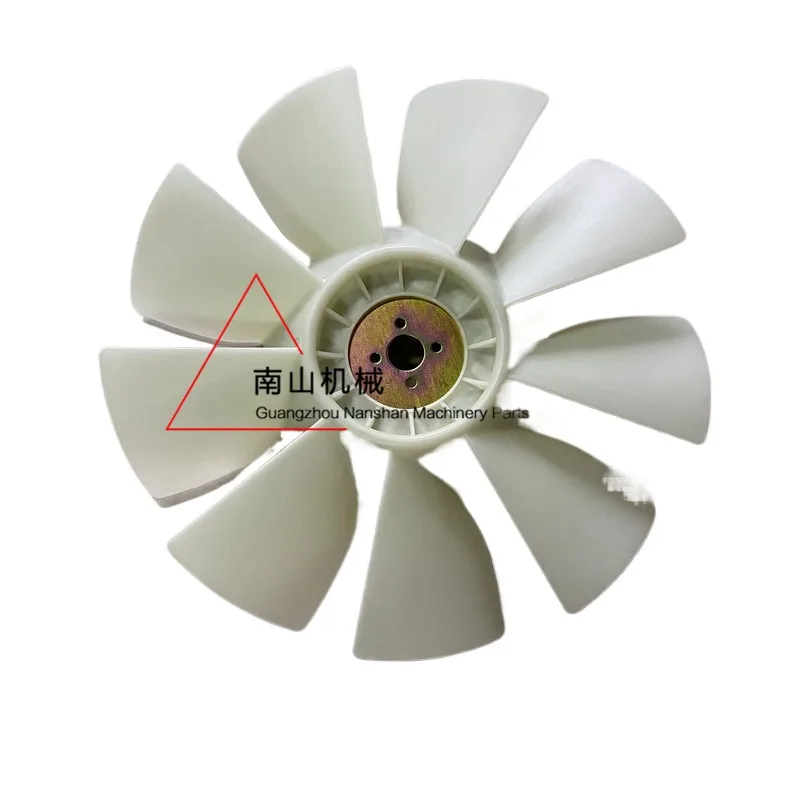 For Caterpillar E320CFan blade S6KEngine fan blade without medium cooling9Leaf heat dissipation fan blade Excavator Parts