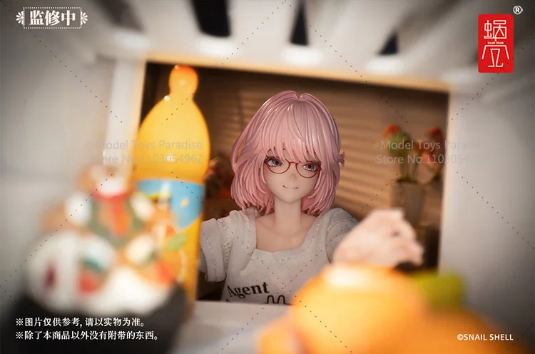 Conchiglia di lumaca RA-01L 1/12 Giocattoli da collezione Vacanza per il tempo libero Anime Bunny Girl Aileen Mobile Suit Girl 6 pollici Action Figure Modello regalo