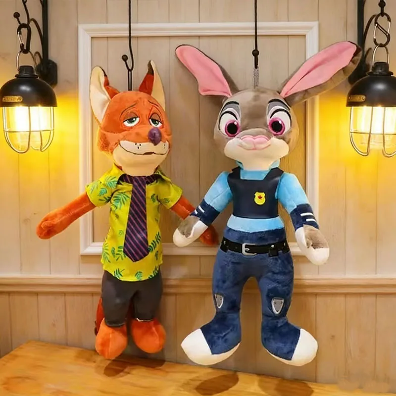 ใหม่การ์ตูนดิสนีย์สัตว์กระต่ายจูดี้, ฟ็อกซ์ มิสเตอร์ นิคตุ๊กตาของเล่นตกแต่งห้องนอนเด็กของขวัญวันเกิดคริสต์มาสที่ดีที่สุด