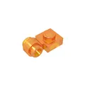 Trans orange-20pcs