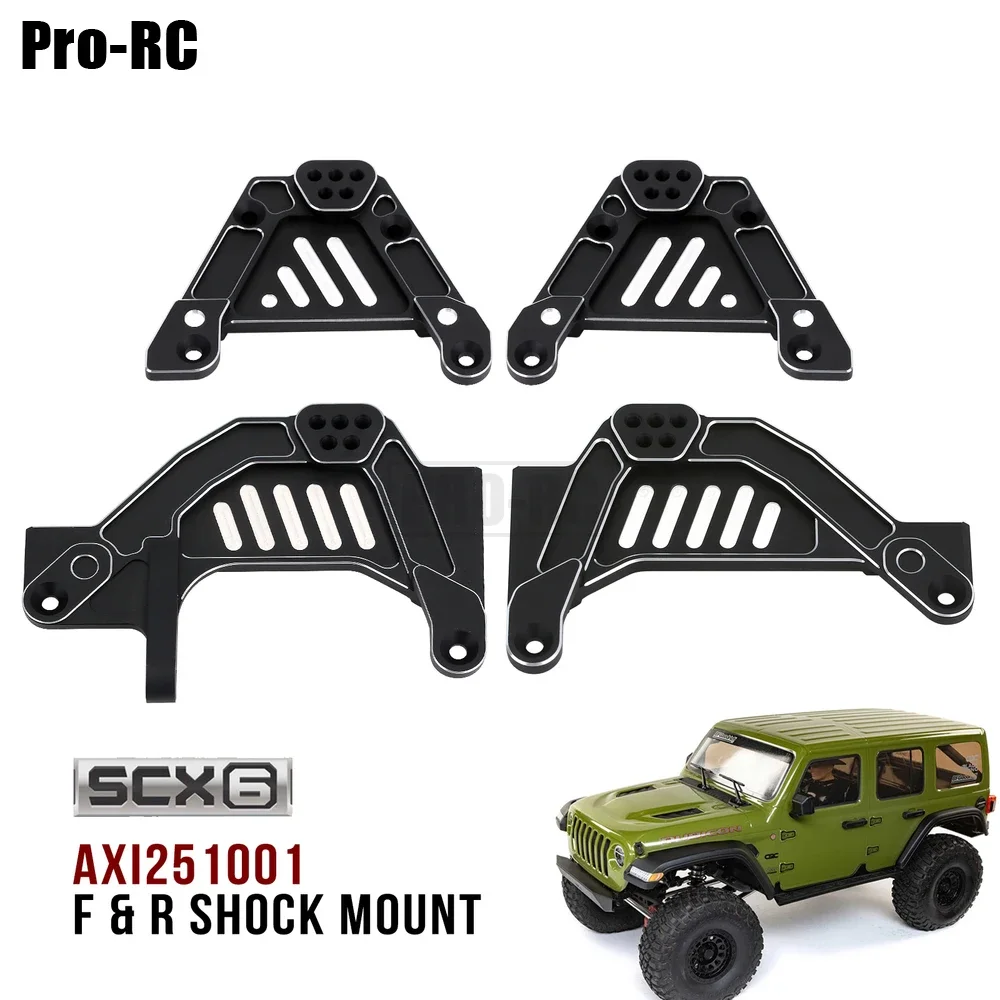 CNC Aluminum Alloy Shock Hoops Mount AXI251001 for Axial 1/6 SCX6 Jeep JLU Wrangler Trail Honcho 4WD RTR RC Crawler Car Parts