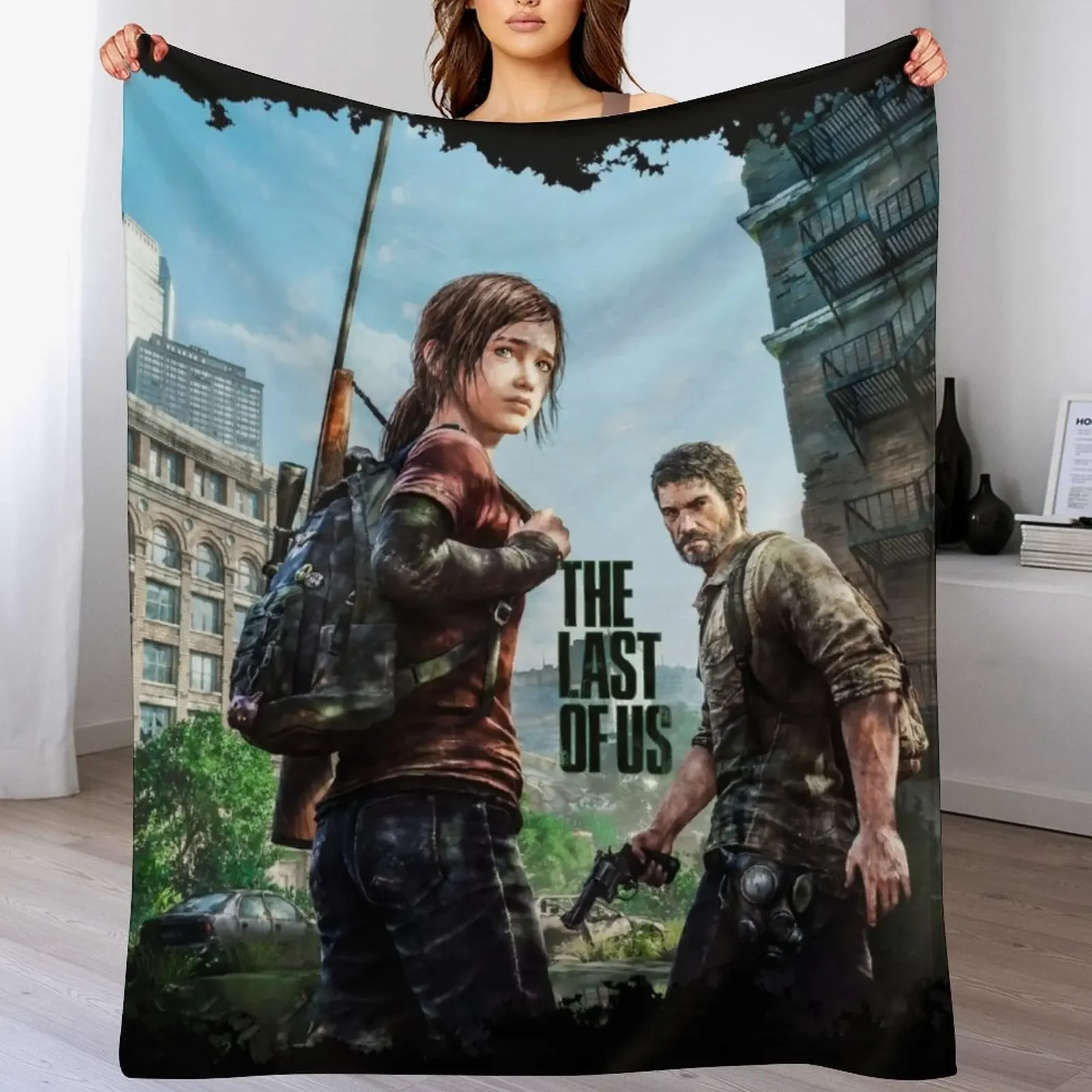 The Last of Us - Joel & Ellie Throw Blanket