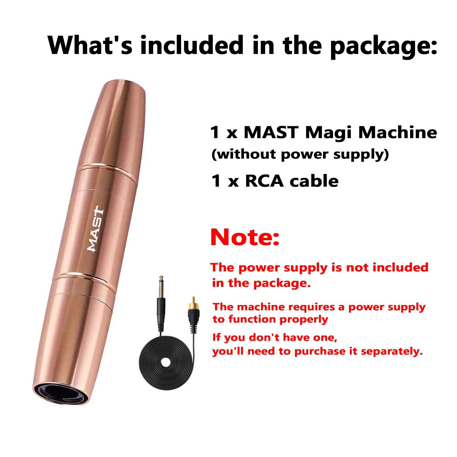 Mast Tattoo Magi Rotary Machine Gun 2.0/3.0mm Slag Krachtige Aangepaste Motor voor Permanente Make-up van Wenkbrauwen En Lippen