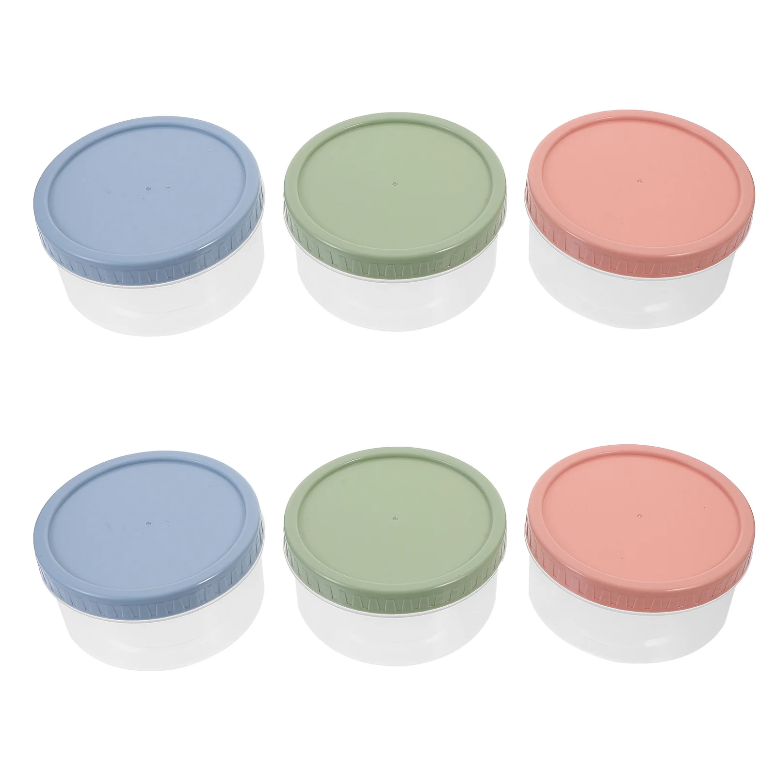 

6Pcs Refrigerator Storage Boxes Clear Fridge Organizers Airtight for Pantry Meat Seafood Dry Goods Reusable Kitchen