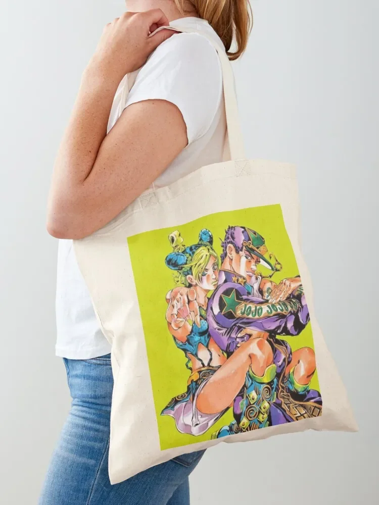 Cool art of -%[?jojos?]%- adventures -%[? bizarres?]%- film Tote Bag Canvas bag for women cute pouch bag