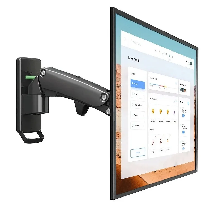 Monitor wall-mounted bracket Wall-mounted telescopic universal cantilever Computer display bracket Mechanical arm