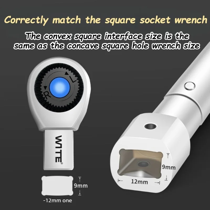 Torque Wrenches Dual-Direction Ratchet Head 1/4