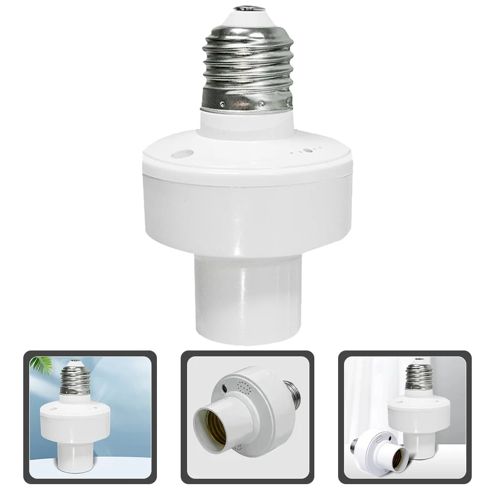 

Voice Control Lamp Holder E27 Adapter For Led Incandescent Bulbs Wireless Fixture Needed