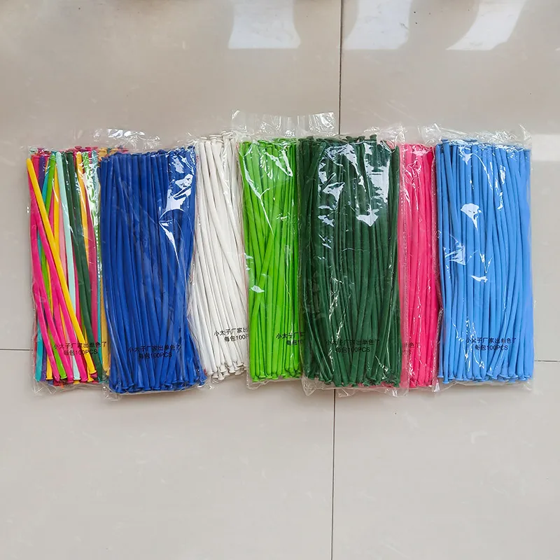 50pcs Magic Thickened Long Strip Balloon Twist Latex Balloons Shape Children's Day Birthday Party Wedding Decorations