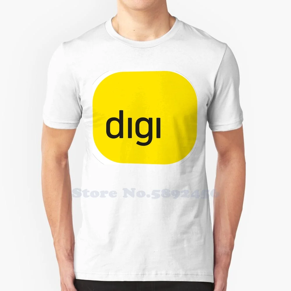 Digi Telecommunications Logo Casual T Shirt Top Quality Graphic 100% Cotton Tees