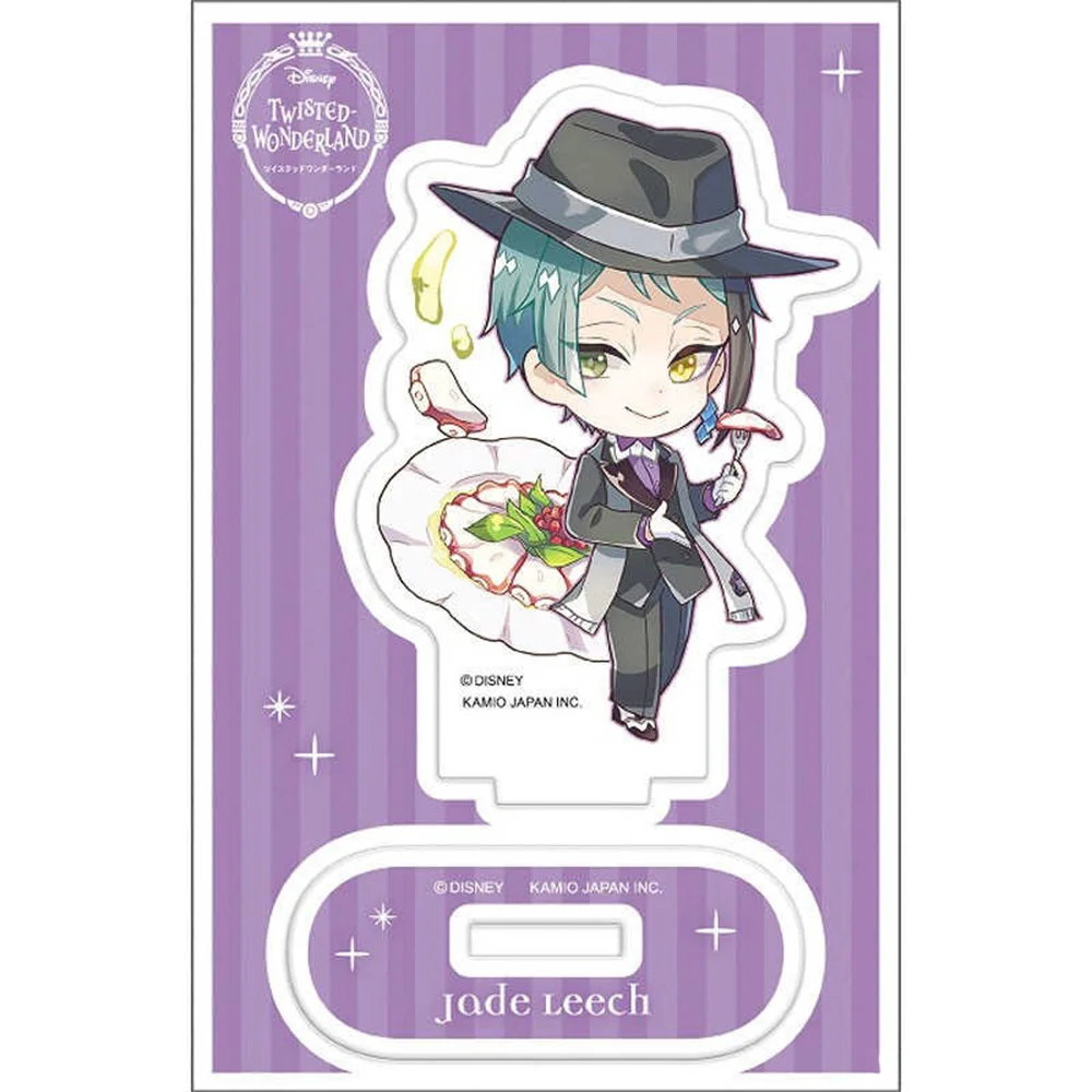 5szt Charm Fans Gifts New Acrylic Stand Twisted-Wonderland HD Figure Scary Ver Anime Toy Desktop Ornament Collection About 10cm