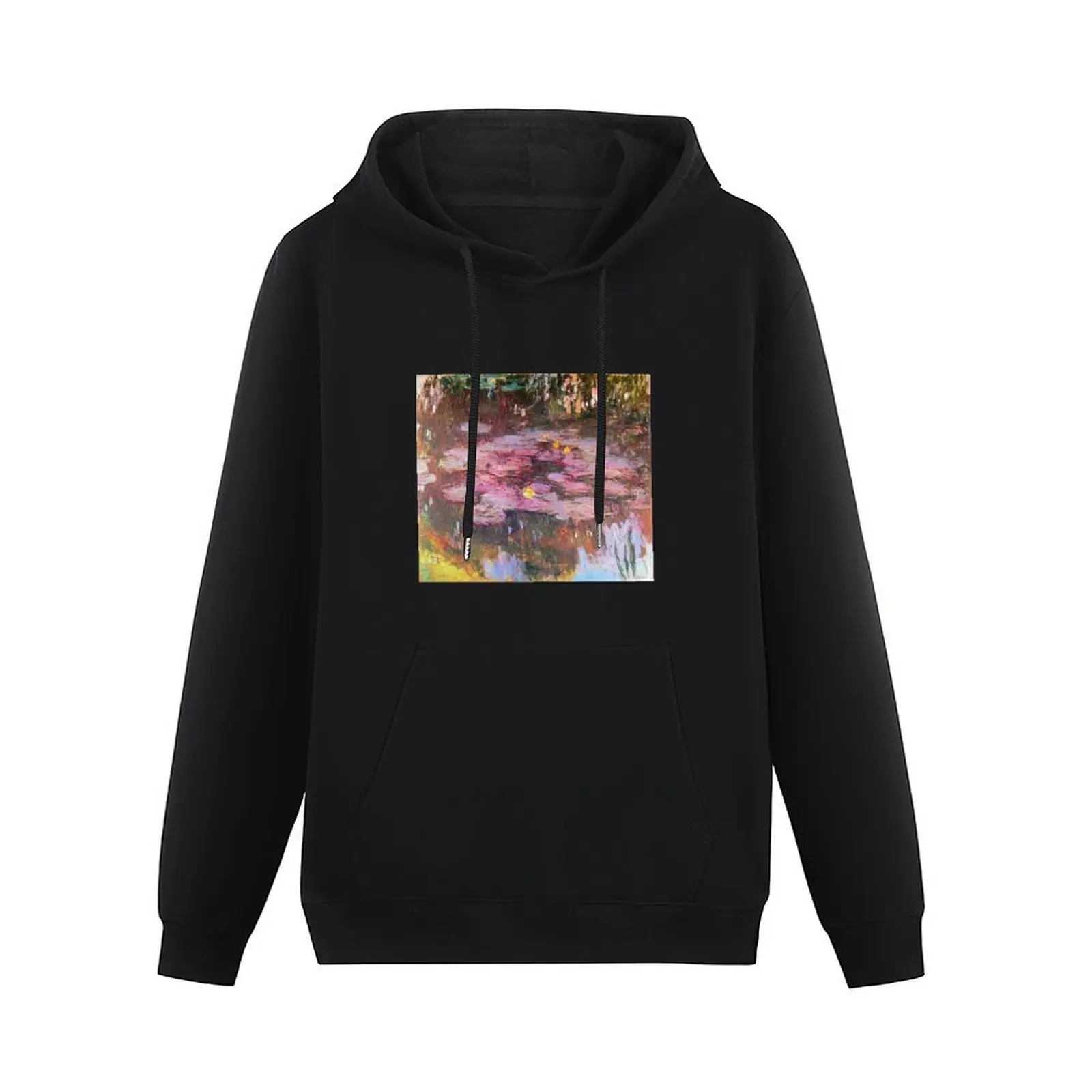 Claude Monet - Water Lilies Pullover Hoodie korean clothes graphic hoodie