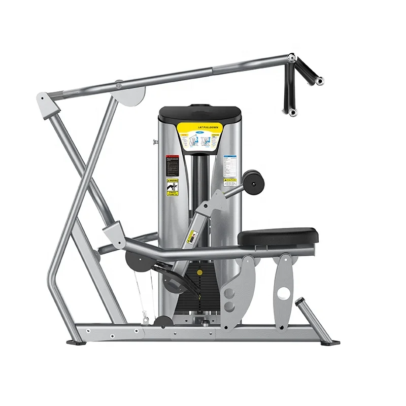 

Gym Fitness Equipment Strength Machine Commercial Used Pin Loaded Factory Sales Hyper Slectorzied Lat Pulldown