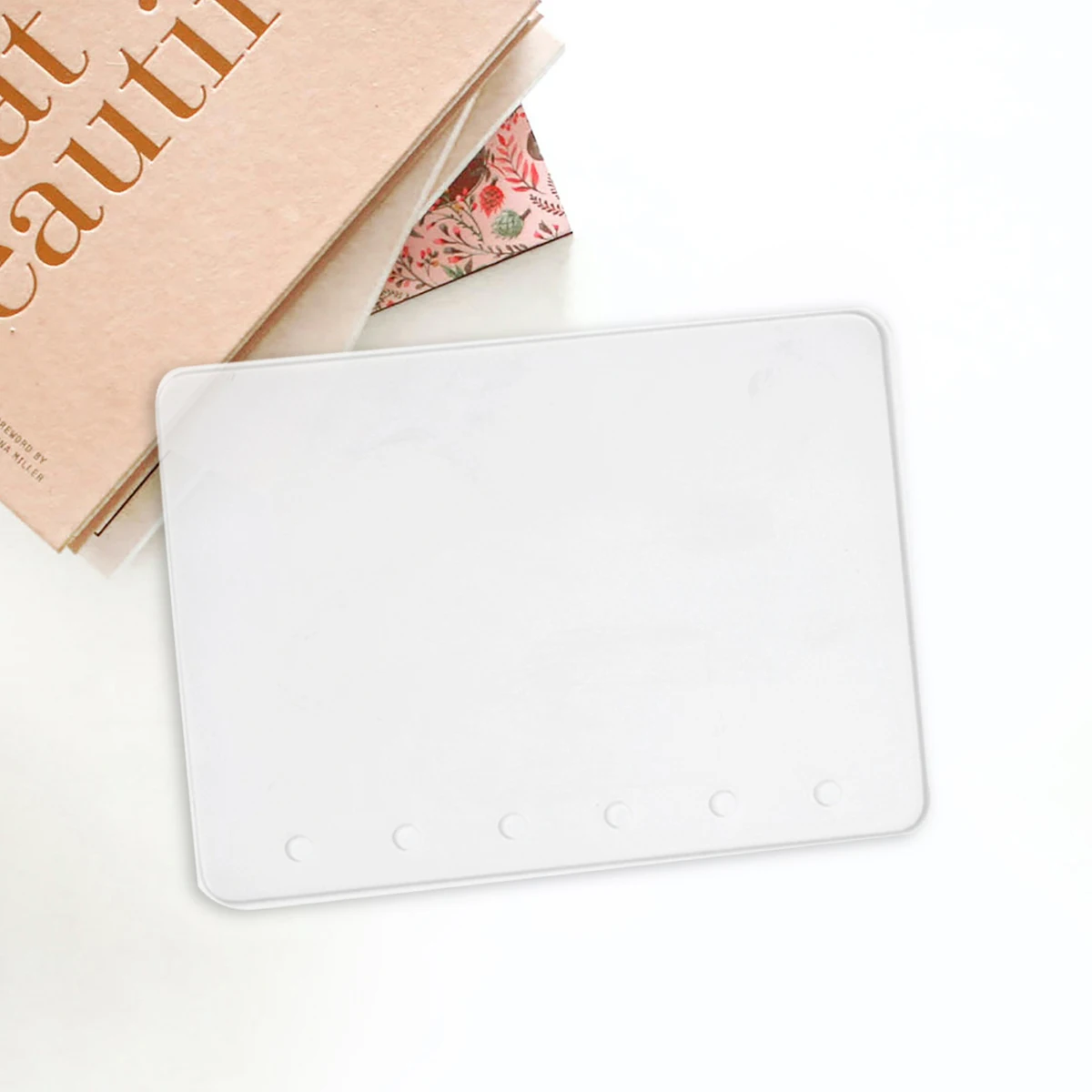 

11pcs Notebook Crystal Glue Mold Transparent Silicone Epoxy Resin DIY Book Casting Molds Durable Reusable High for Coasters