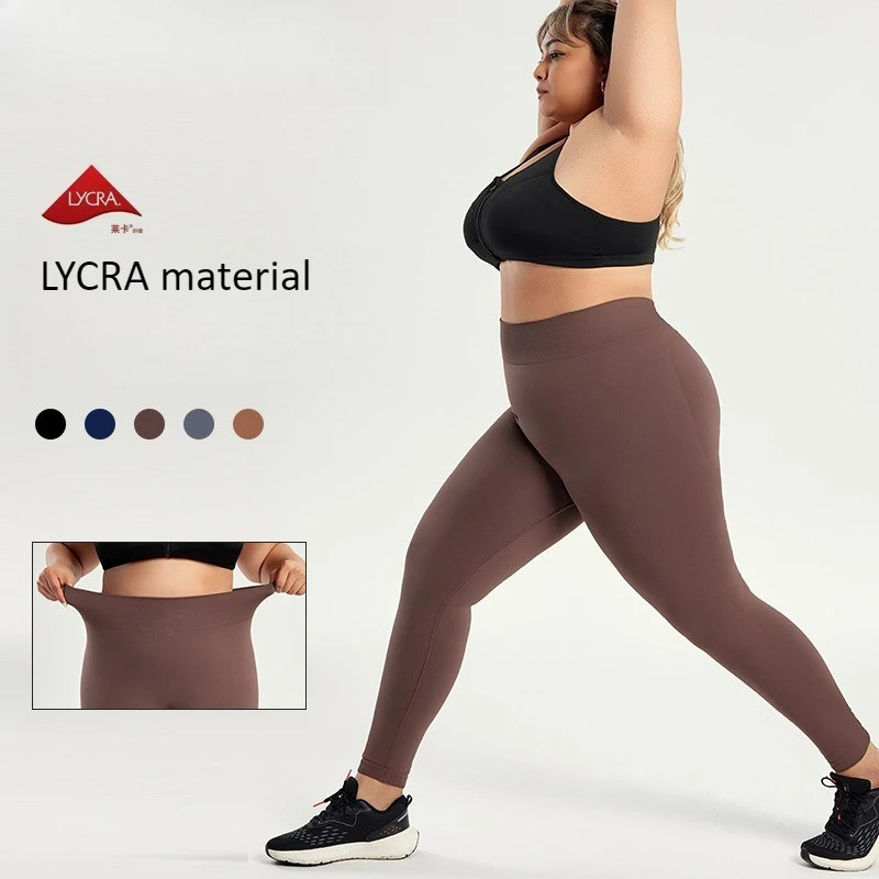 Plus Size Seamless Leggings for Women Super Soft Workout Gym Leggings No See Through Sport Pants Running Trousers Big Size 3XL