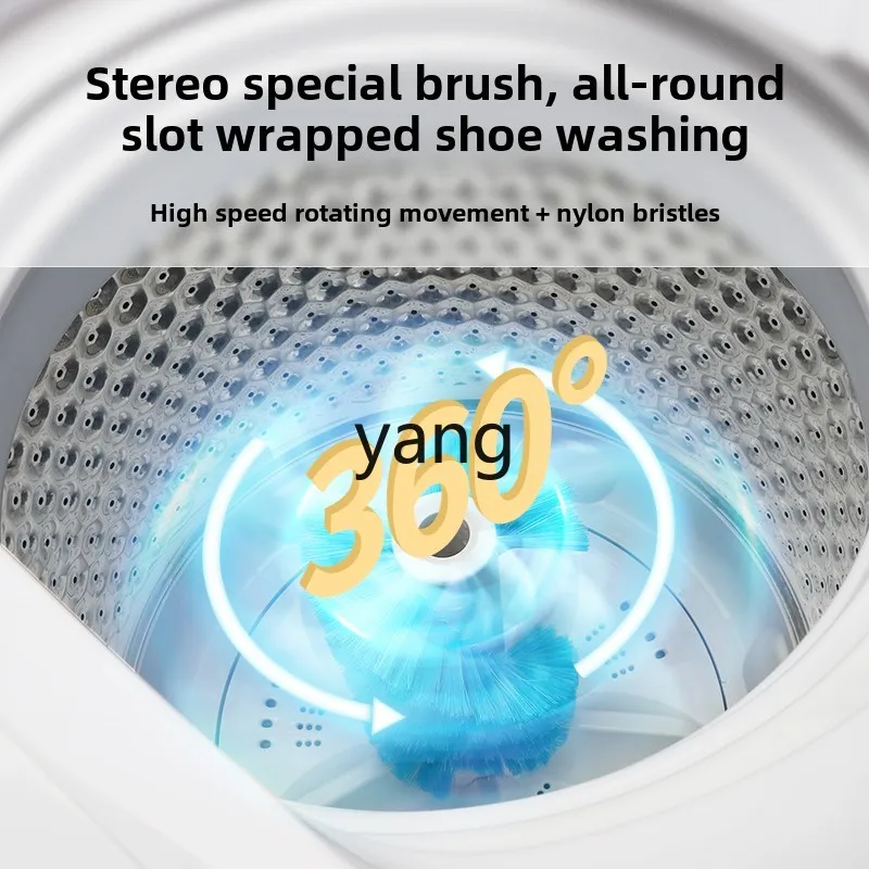 CX Piccola macchina per lavare e spazzolare le scarpe del dormitorio pigro del mini artefatto domestico