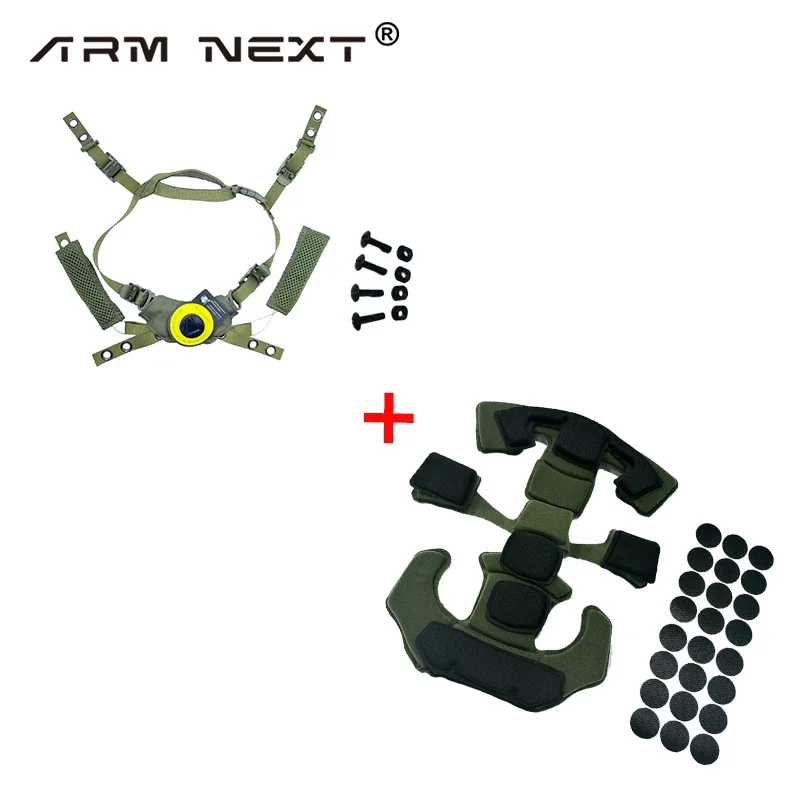 Big Promotion Wendy Helmet Suspension System Tactical Helmet Adjustable Lanyard FAST MICHHelmet Accessory Gen 2 Memory Foam Pad