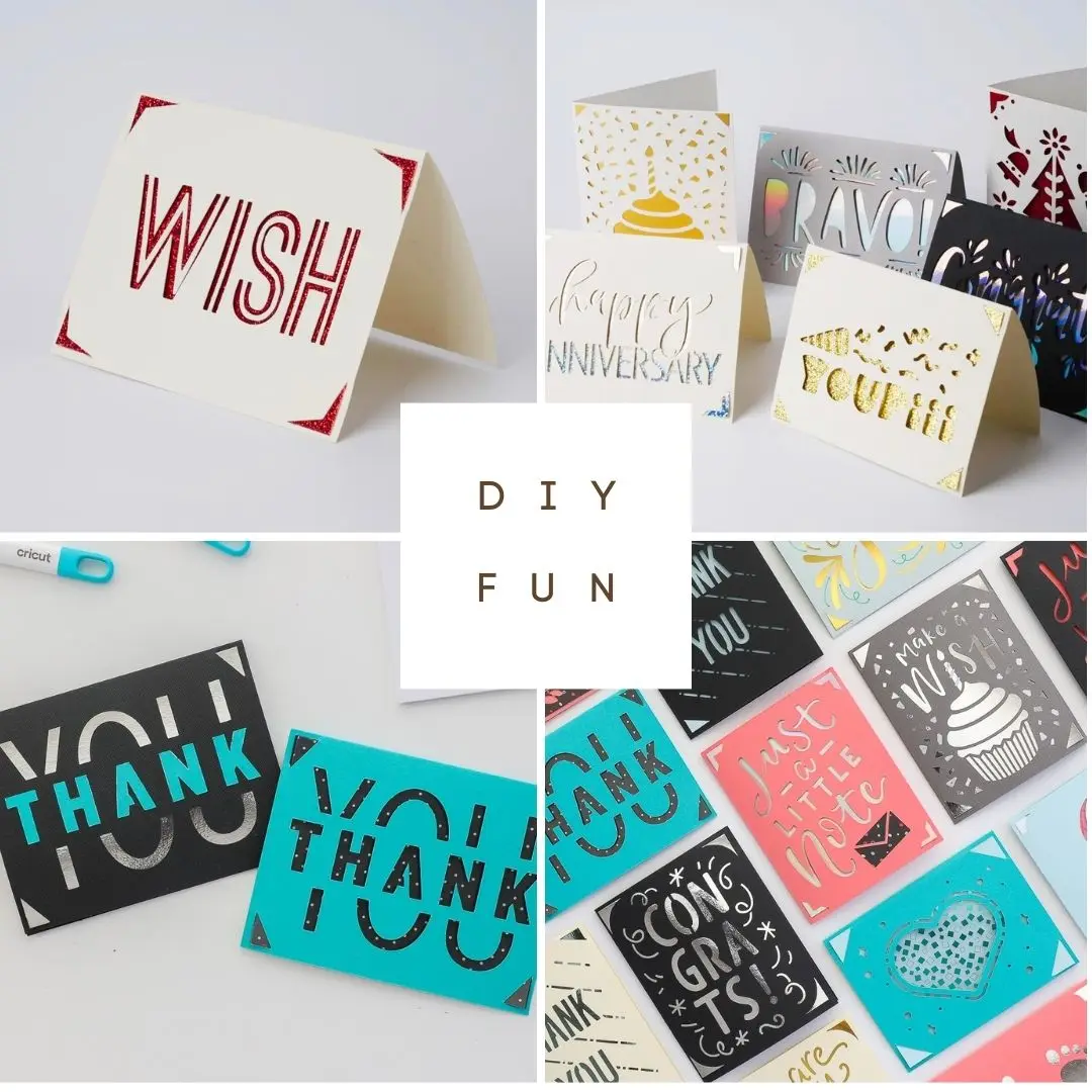 Card Making Starter Kit For Cricut Joy - Includes 1 pc card mat and 1 set Insert Cards , Create Greeting Cards at Home