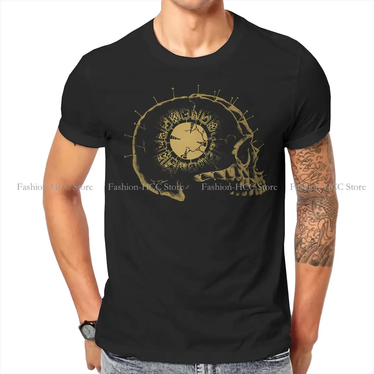 Hellraiser Crewneck TShirts Lament Skull Personalize Homme T Shirt Funny 6XL