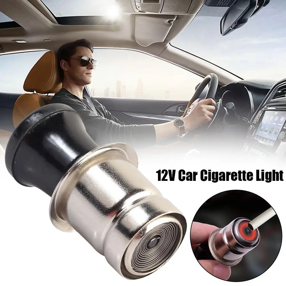 12v Car Cigarette Lighter Plug Cigarette Lighter Component Socket Accessories Interior Car Plug Lighter Plug Power Universa L0w8