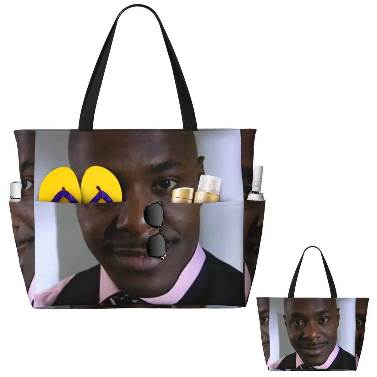 

Alan Johnson Peep Show Beach Tote Bag Sport Gym Yoga Duffle Large Tote Bag Women Travel Bag Fitness bag