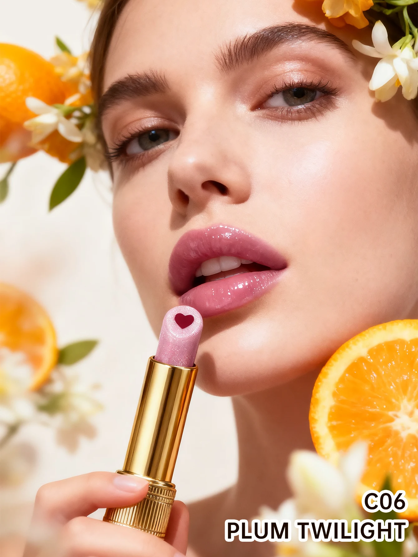 CATKIN Whiffle Dance Tinted Lip Balm Solid Lip Gloss Moisturizing Watery Colored Jelly Love Long-lasting
