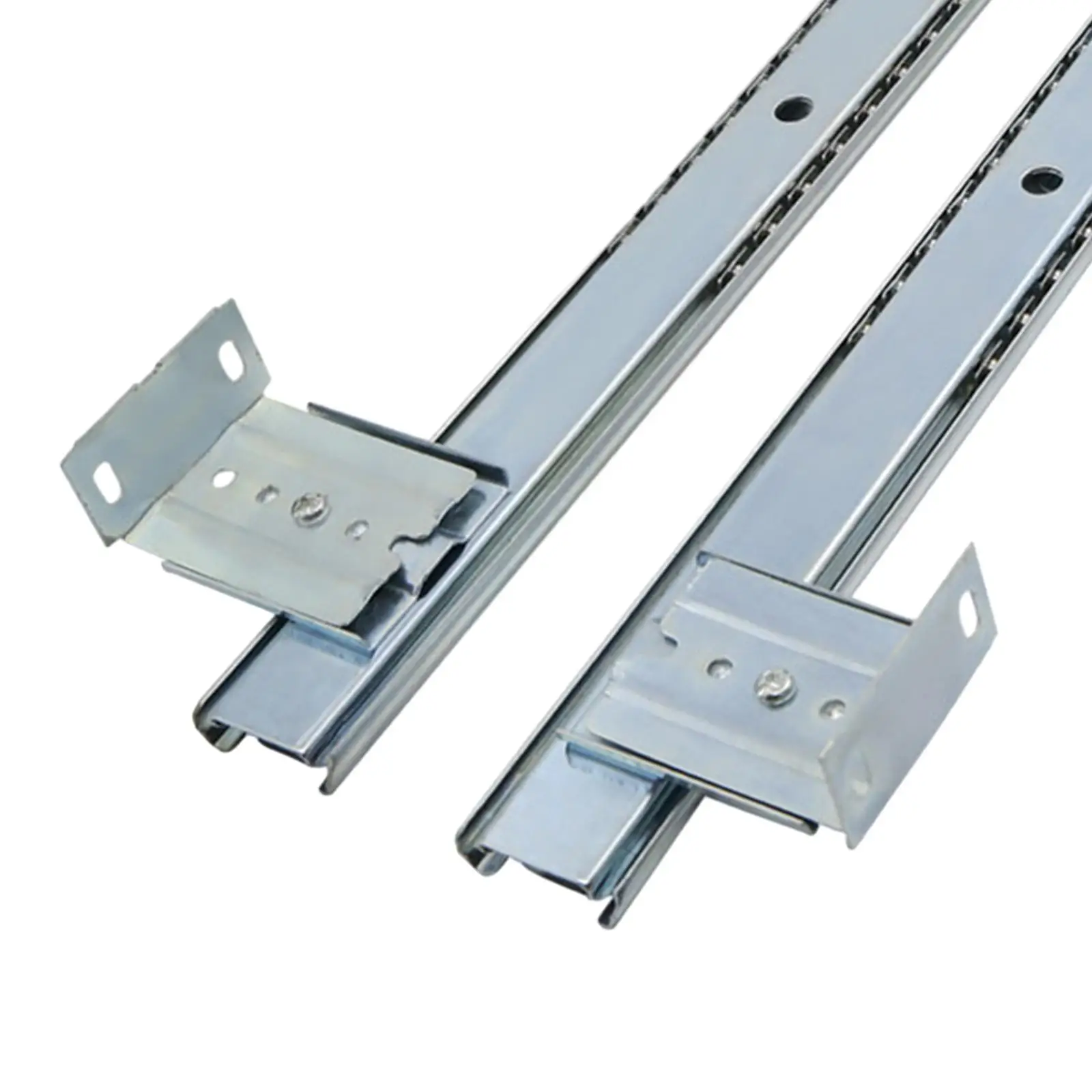 

Metal Keyboard Tray Slide Rail Smooth Drawer Glide Under Desk Pull Out Track for Home Office Workspace