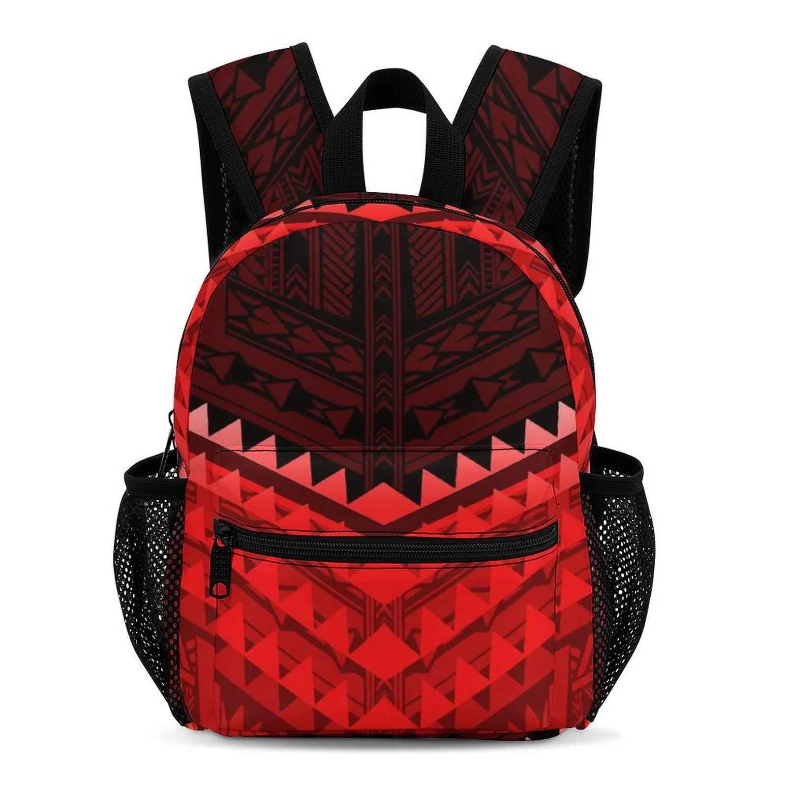 حقيبة ظهر بولينيزية للأطفال الصغار حقيبة ظهر صغيرة محمولة للأطفال تتميز بأشرطة كتف قابلة للتعديل والتي يمكن تخصيصها