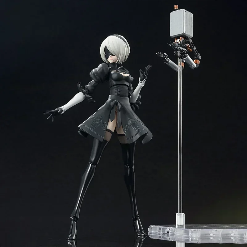 In Stock Original BB Bandai SHFiguarts SHF NieR:Automata 2B 9S Anime Game Action Figure Finished Model Kit Toy for Children Kids