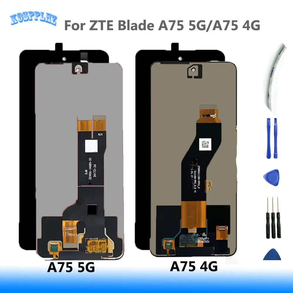 

For ZTE Blade A75 4G LCD Replacement Parts Display Screen +Touch Panel Digitizer 6.6" For ZTE Blade A75 5G LCD ZTE A75 5G