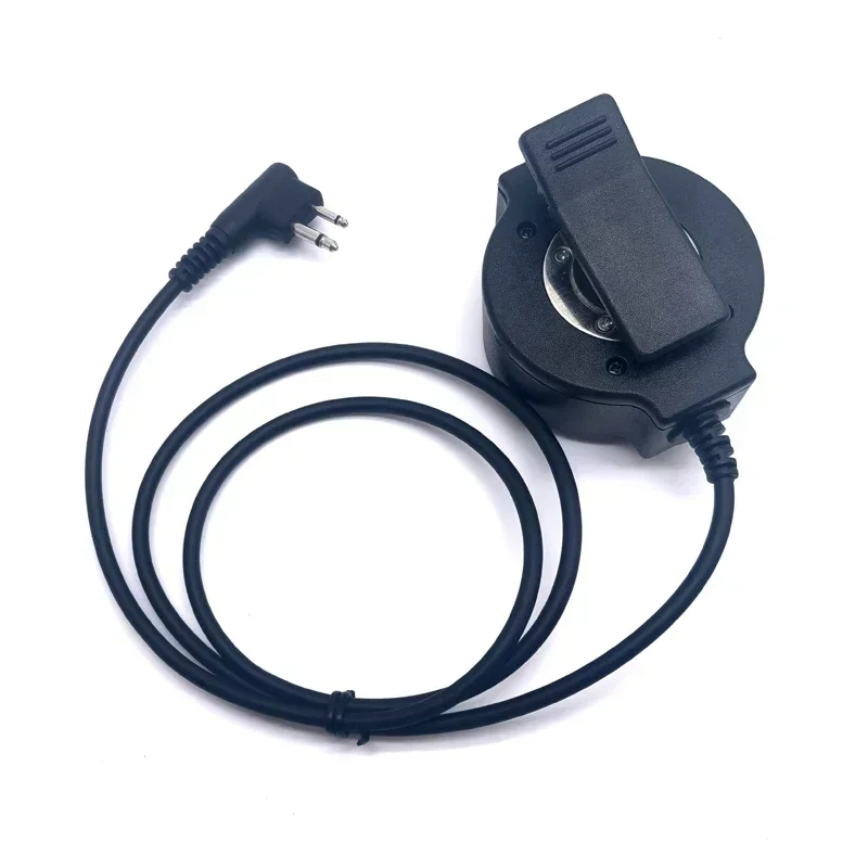 

K-324 Big PTT for Z Tactical Bowman Elite II U94 PTT Headphone Throat Mic Headset for Motorola GP3188 GP3688 CP300 EP350 Radio