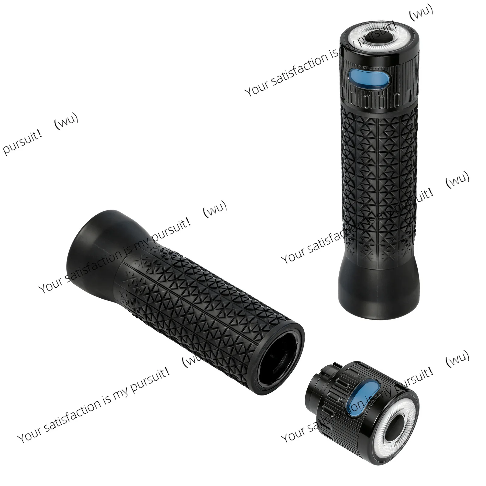 Colorful Light Turning Handle Grips, Universal Rubber Handlebar Covers For Electric Scooter & Bicycle Replacement Accessories