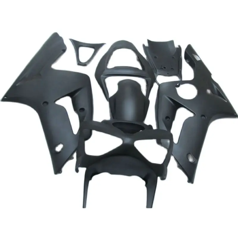 New Bodyparts Injection Motorcycle for Kawasaki Ninja ZX6R fairing kit 2003 2004 matte black fairing set zx6r 03 04 GV53