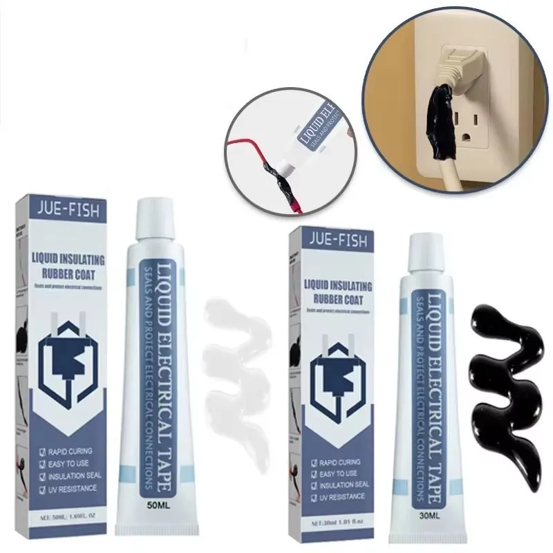 1/2/4pcs 30/50ml Repair broken charging cable Repair glue data cable Repair liquid insulation tape water paste