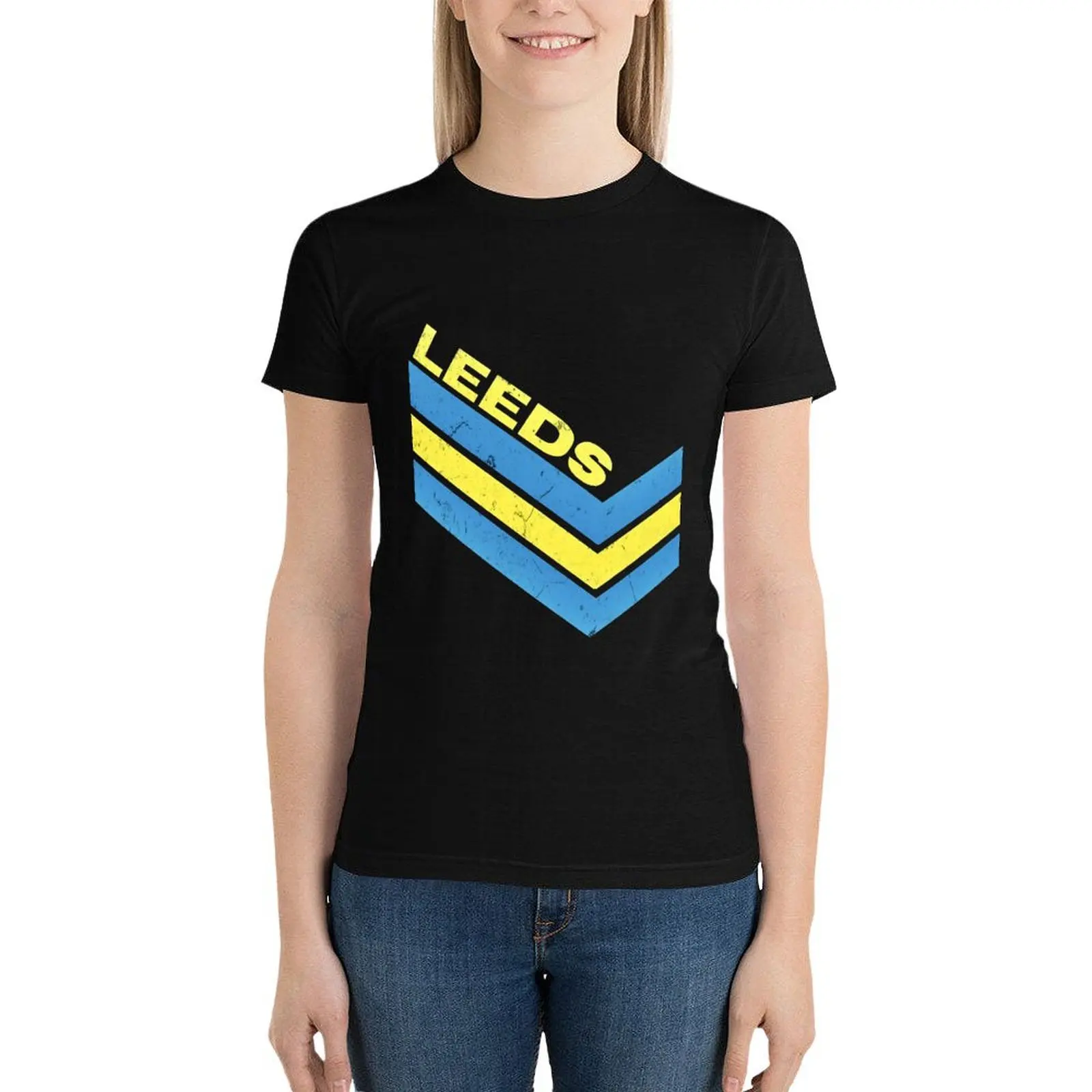 Leeds 80s Retro T-Shirt shirts graphic tees cute clothes aesthetic clothes t shirts for Women graphic