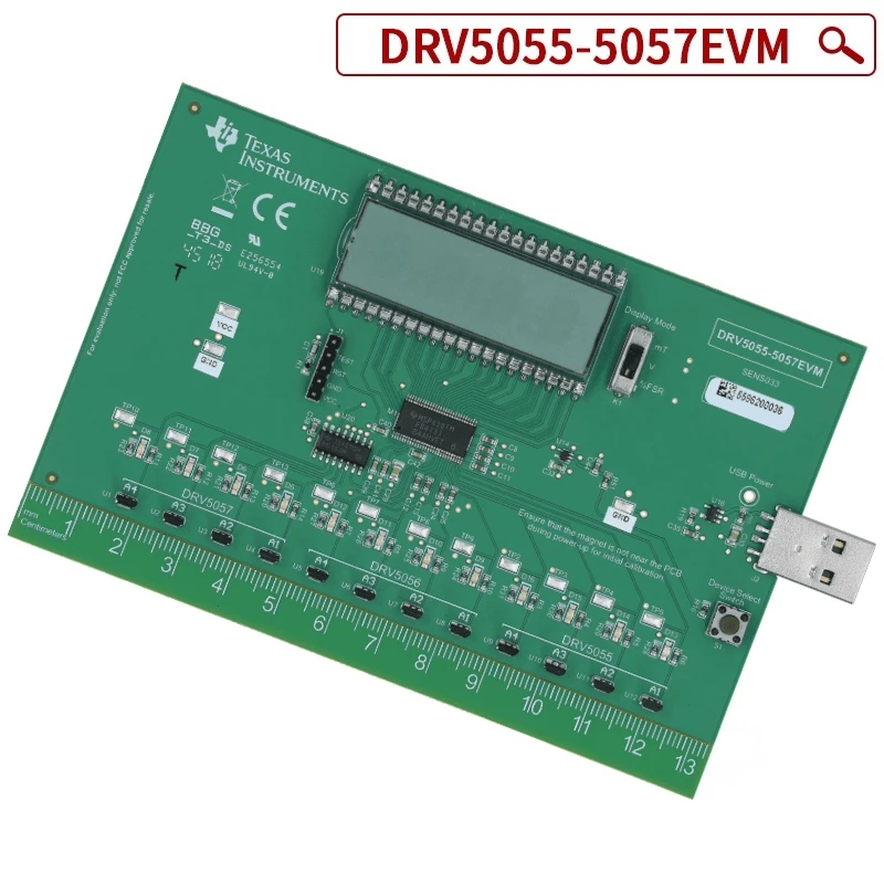 VoltSDRV5055-5057EVM Linear Hall Effect Magnetic Sensor Development Board High Sensitivity For Position Sensing