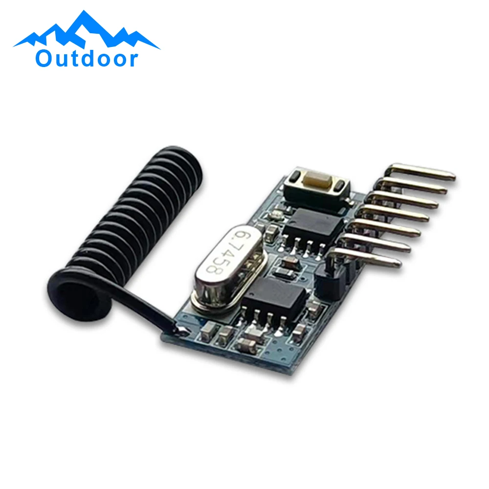 3PCS 433Mhz 315MMhz Wireless RF Receiver Module 4-channel CMOS High Level Receiver Remote Control Module Smart Receiver Board