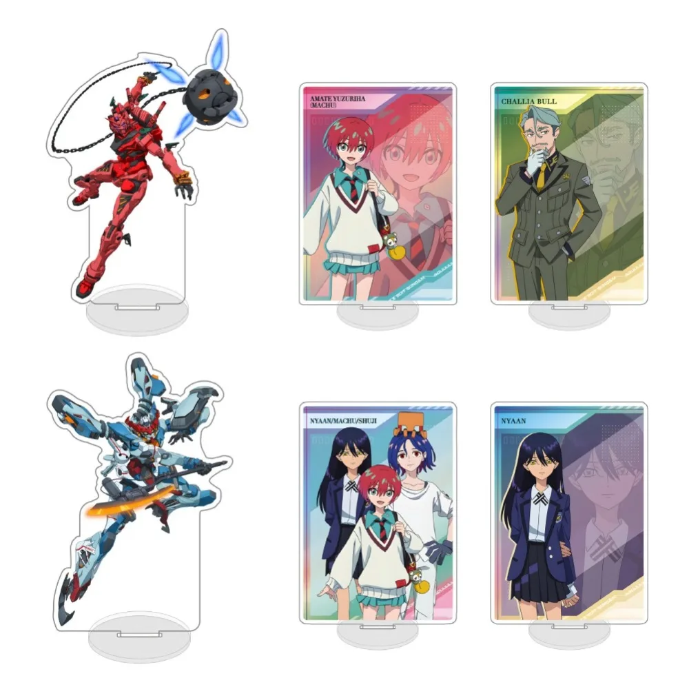 

Diy MOBILE SUIT GUNDAM Anime Peripherals Customized Acrylic Board Stand Model Originality Cartoon Desktop Ornament Holiday Gifts
