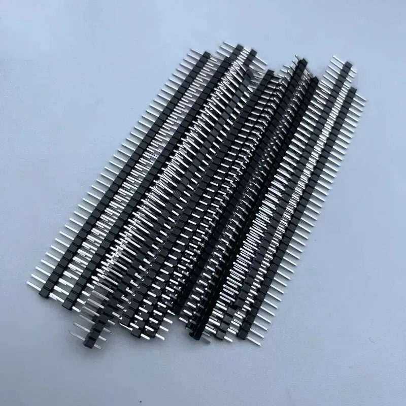 10/20pcs 1x40p Single Row Pin With 2.54 Breakable Pin Header PCB JST Connector Strip For Arduino DIY Kit Socket Connector