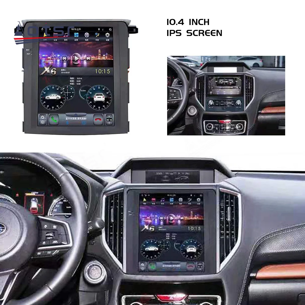 8+128GB For Subaru Forester XV 2018-2021 Car Radio Android 11 G6 PX6 Multimedia Player Stereo Receiver GPS Navigation Head Unit