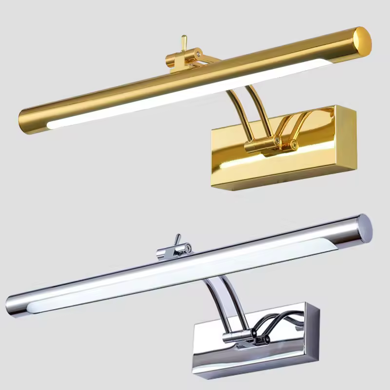 Espelho lâmpadas de parede do banheiro moderno luzes de parede 43cm 55cm 9w 12w toalete fixado na parede luminárias arandelas quarto interior