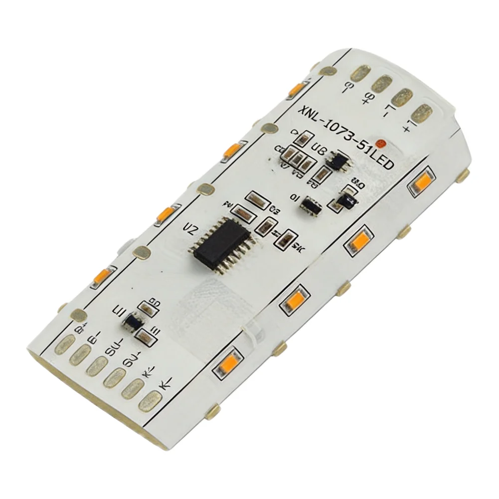 51LED Flame PCB Solar Flame PCBA For Garden Torches Solar Panel Compatible Flexible Circuit Board 3.7V Battery Compatible