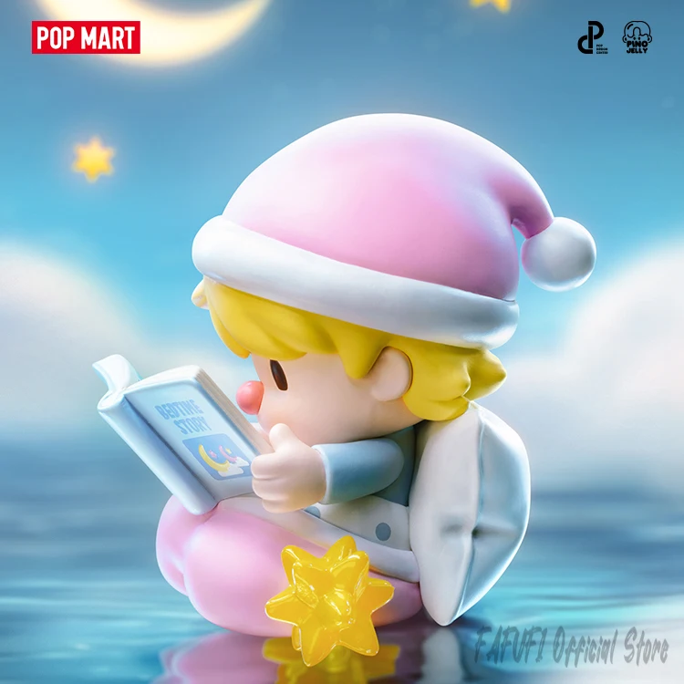 POPMART Sweet Beans Bedtime Stories Figure Guess Bag Original Toys Doll Cute Action Anime Figure Desktop Ornaments Collection