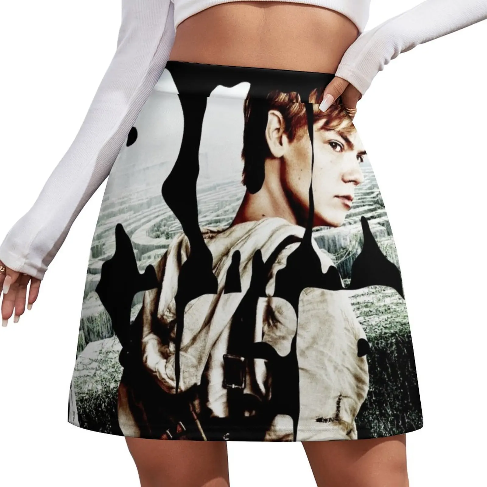 

runner - newt Mini Skirt 90s aesthetic Skirt satin novelty in clothes