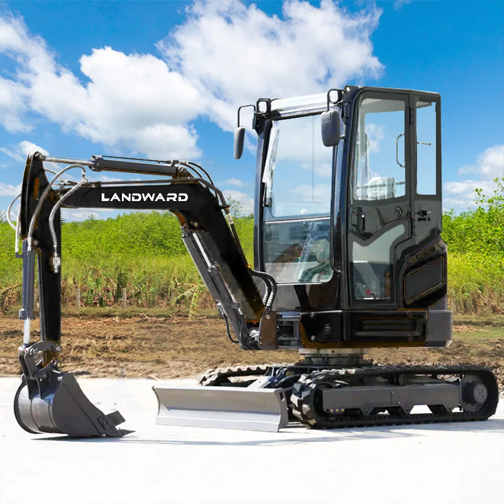 

Chinese Manufacturers 2.5 Ton Small Excavator Mini Digger Prices Multifunctional Farm Bagger With CE/EPA Escavator Customized