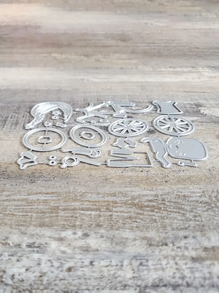 AliExpress Bike girl Skateboard boy Metal Cutting Dies Scrapbooking Stencil Die Cuts Card Making DIY Craft Embossing New Dies For 2021