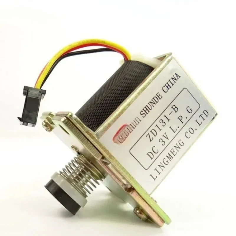 Электромагнитный клапан водонагревателя, газовый универсальный фитинг ZD131-B, автоматический самовсасывающий клапан постоянного тока 3 В, медь 2 (10 шт.)