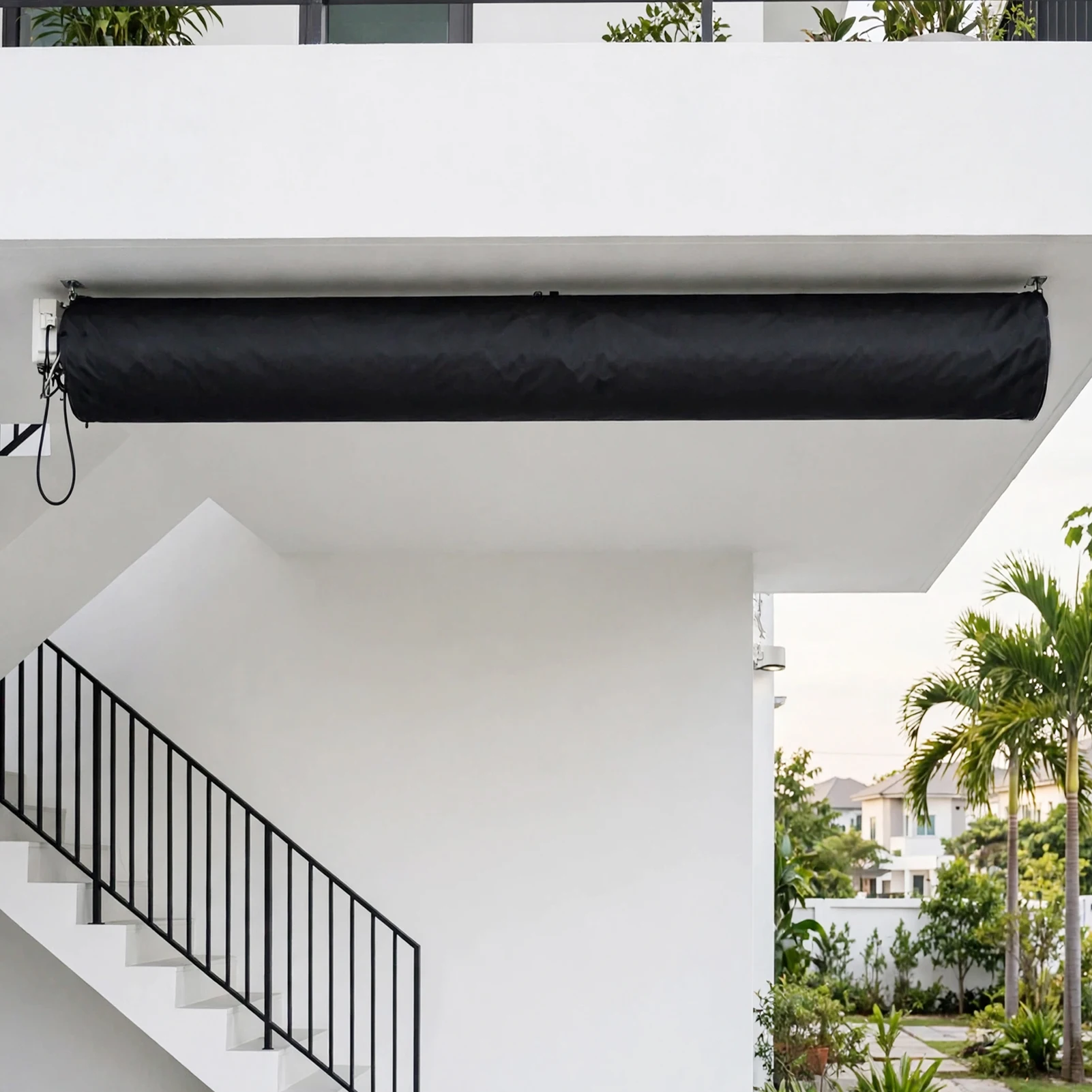2,5/3/3,5/4M Terrassenmarkisen-Schutzabdeckung Garten-Regenschutz Aufbewahrungstasche Regenabdeckung Einziehbare Rollladen-Markisen-Staubschutzabdeckung – Detail 5