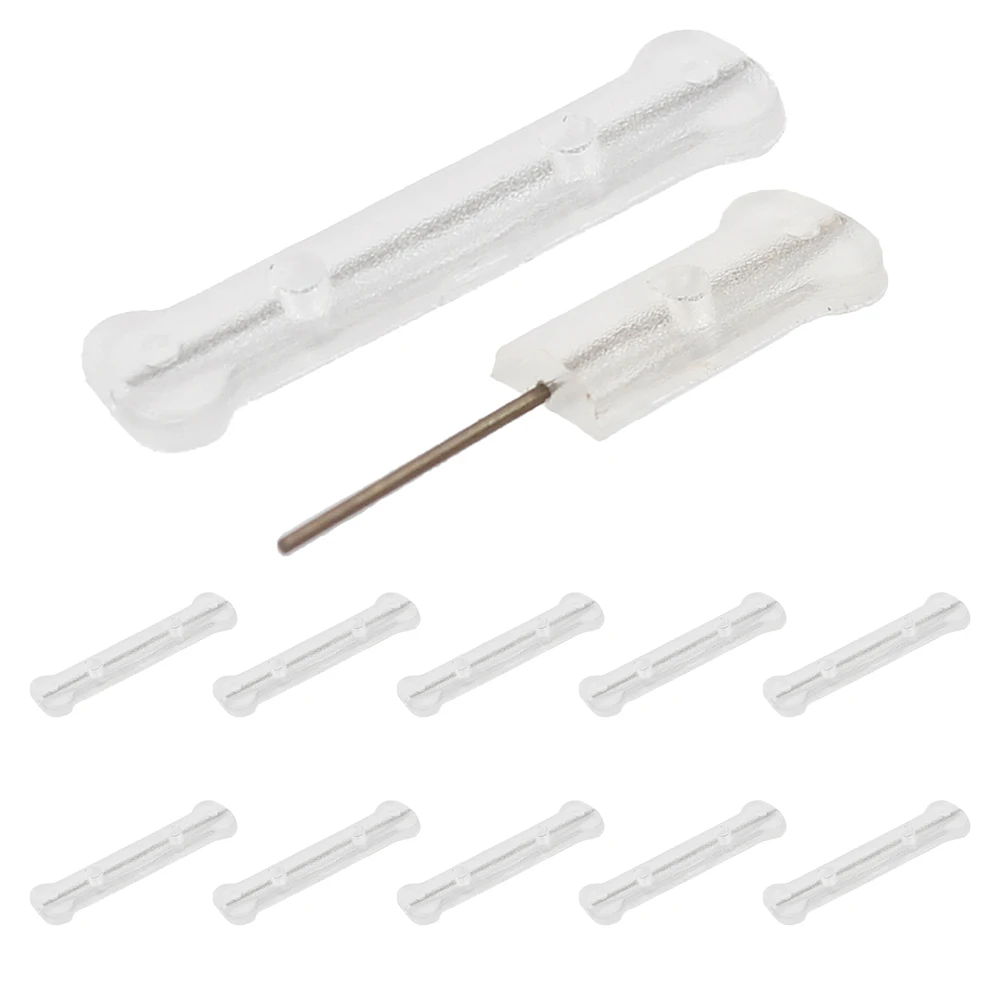 

10pcs Titanium Alloy Silicone Nail Corrector Stickers Ingrown Toenail Treatment Professional Wire Durable Household Tool